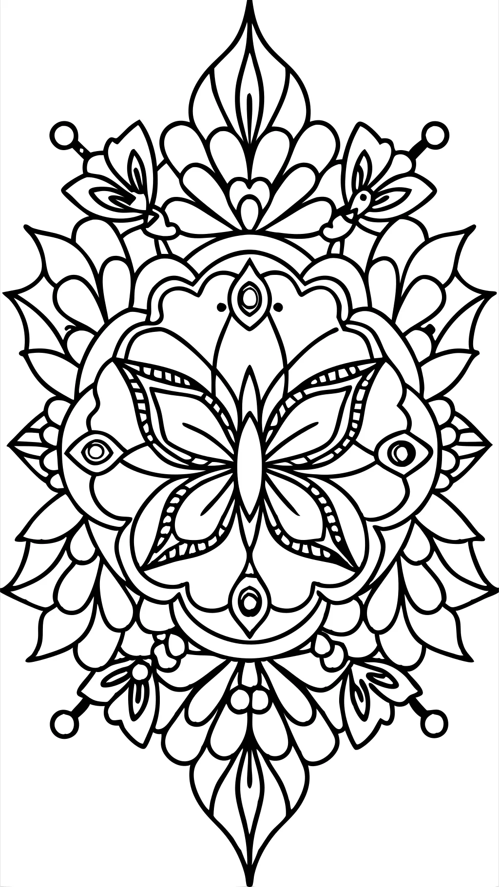 coloring page for procreate